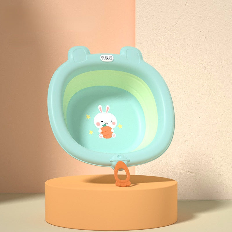 Wholesale Baby Toddler Foldable Basin Hanging Baby Supplies Plastic